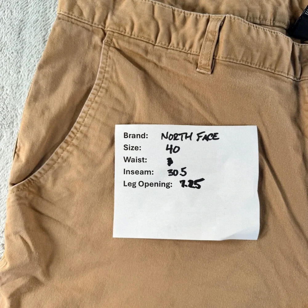 The North Face Chino Pants Outdoor Utility Rugged Casual Mens 40 Brown